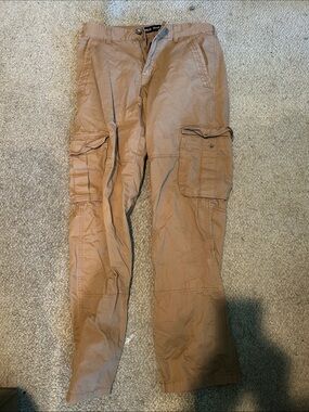 Men's Cargo Pants - Tan - Denim&Co